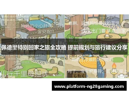 佩德里特别回家之旅全攻略 提前规划与旅行建议分享